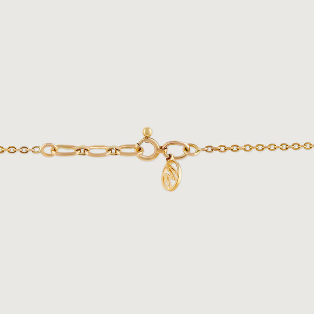 Crescent Sparkle Gold and Diamond Mangalsutra 4