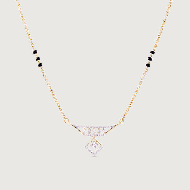 Celestial Prism Gold and Diamond Mangalsutra 4