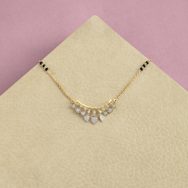 Twilight Dew Gold and Diamond Mangalsutra 