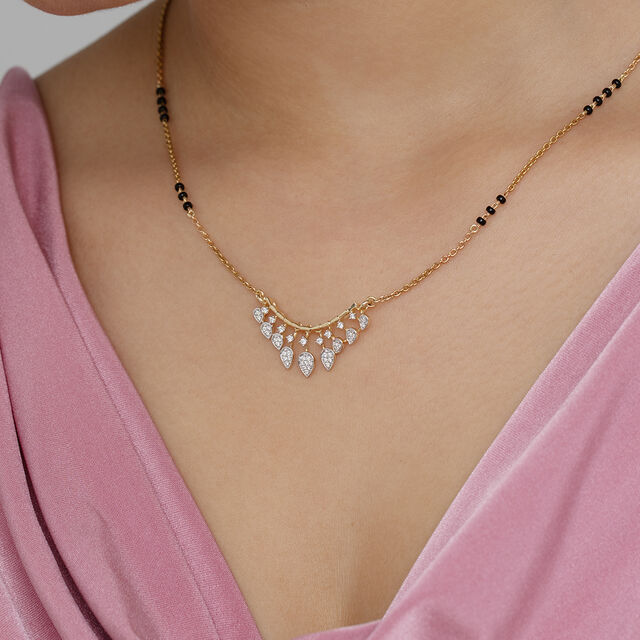 Twilight Dew Gold and Diamond Mangalsutra 2