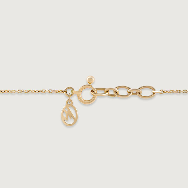 Glistening Fringe Gold and Diamond Mangalsutra 5