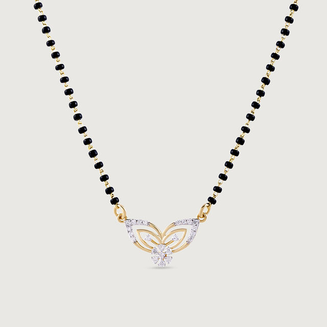 Whispering Wings Gold and Diamond Mangalsutra 4