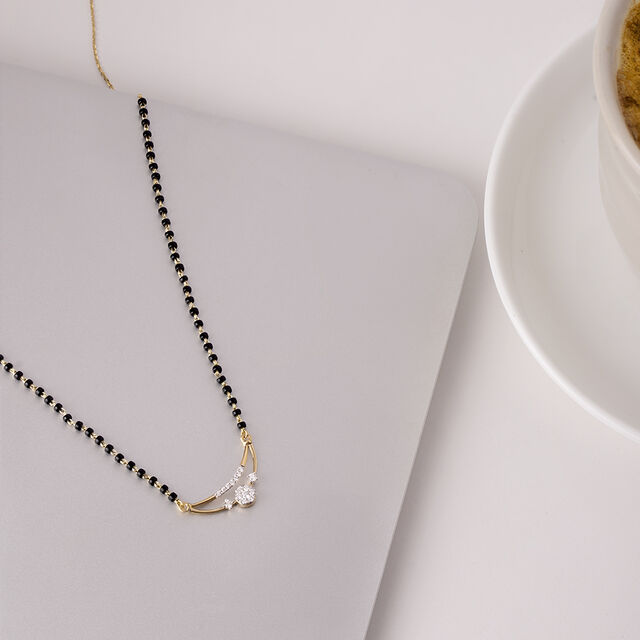 Celestial Embrace Gold and Diamond Mangalsutra 