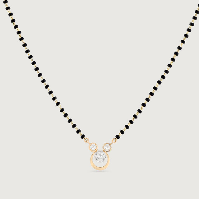 Radiant Sphere Gold and Diamond Mangalsutra 4