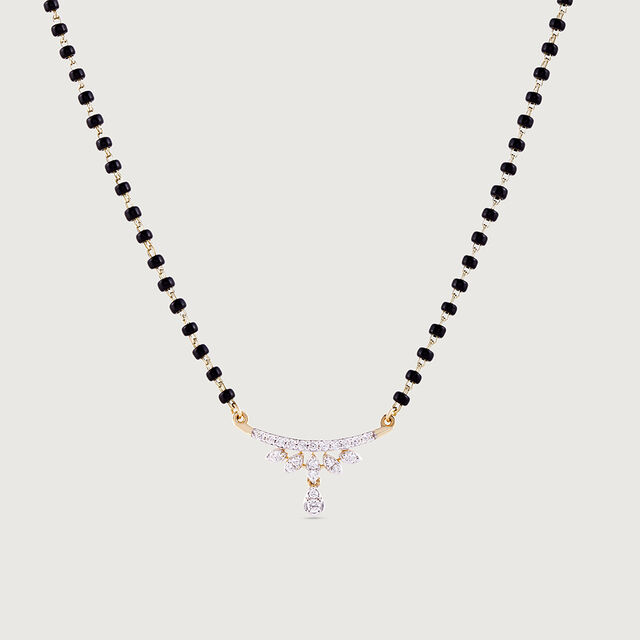 Dewdrop Elegance Gold and Diamond Mangalsutra 3