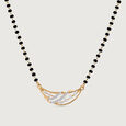 Woven Waves Gold and Diamond Mangalsutra 3