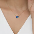 Protecting Love Evil Eye Gold & Diamond Pendant with Chain 2