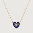 Protecting Love Evil Eye Gold & Diamond Pendant with Chain 4