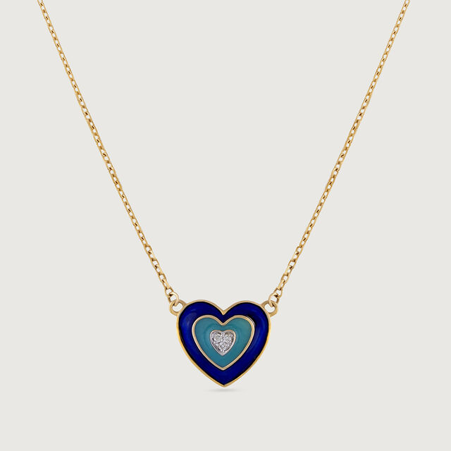 Protecting Love Evil Eye Gold & Diamond Pendant with Chain 4