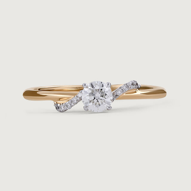 Floral Diamond Finger Ring 4