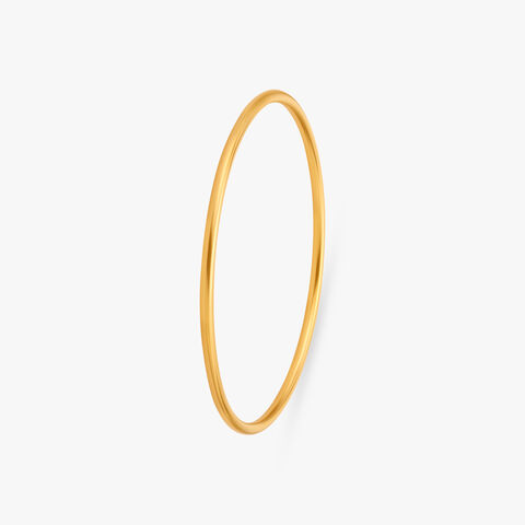 Simple Grace Gold Bangle for Kids