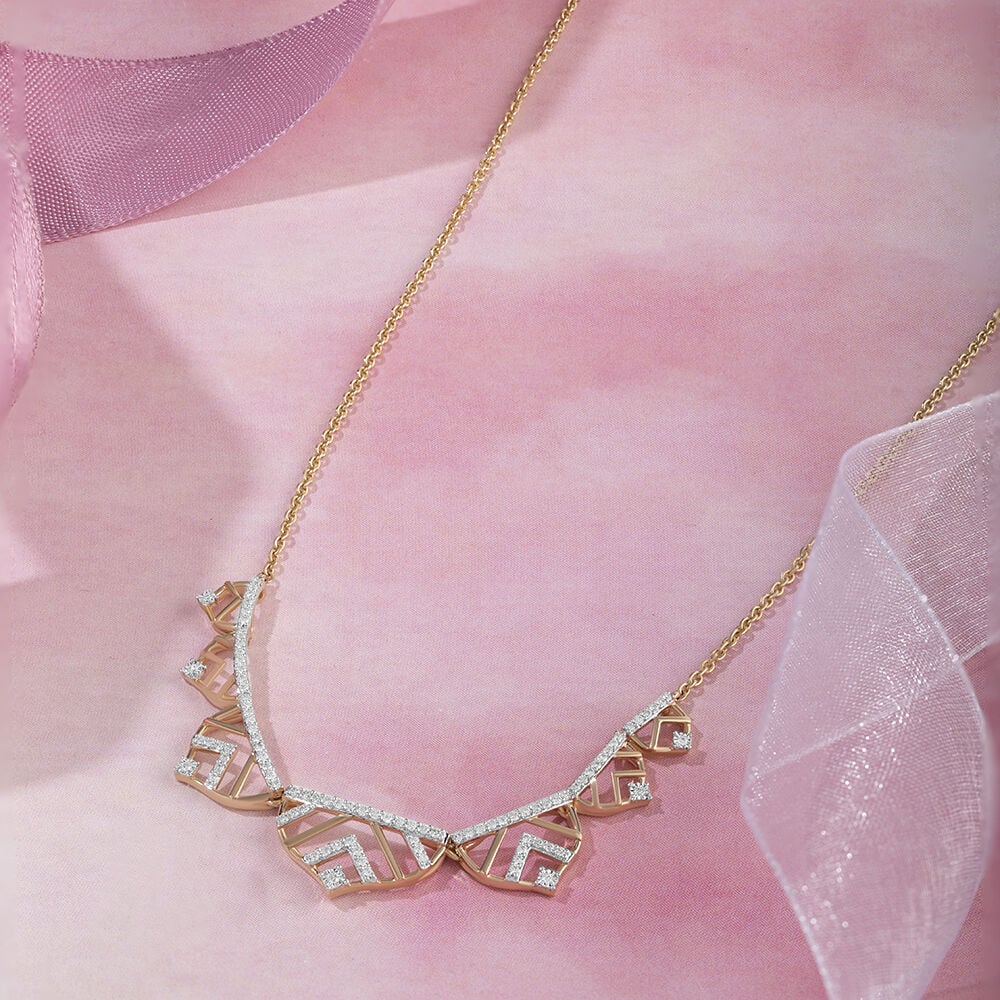 Tanishq mia collection necklace shop