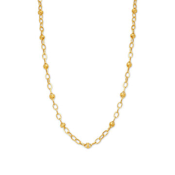 Link Gold Chain For Men With Fancy Design