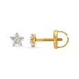 Floral Seven Stone Diamond Stud Earrings,,hi-res image number null