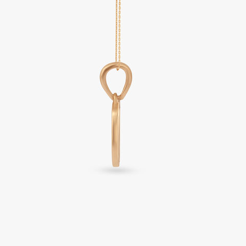 Signature D Diamond Pendant