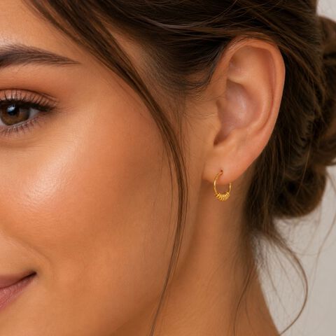 Charming Traditional Hoop Earrings