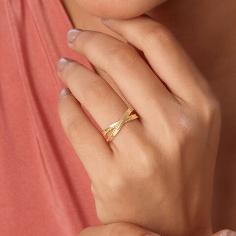 Aurora Loop Gold Ring