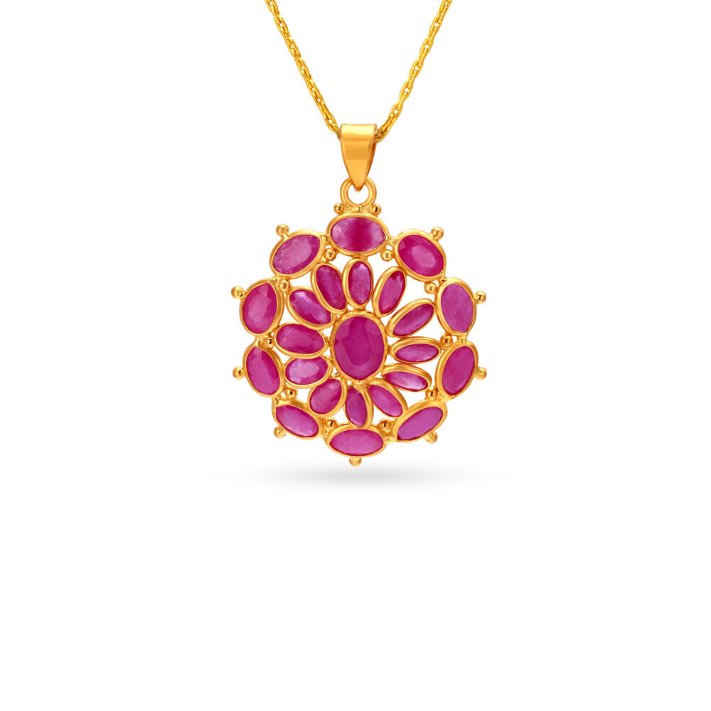 Ruby necklace malabar gold outlet