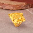Geometric Rawa Work Gold Finger Ring,,hi-res image number null