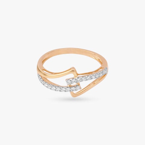 Linear Grace Diamond Ring
