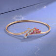 Nebula's Twilight Pink Sapphire 14KT Bangle,,hi-res image number null