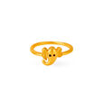 Lord Ganesh Gold Finger Ring for Kids,,hi-res image number null