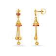 Radiant Contemporary Long Drop Earrings,,hi-res image number null