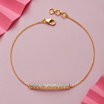 Shimmering Wisp Diamond Bracelet