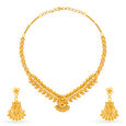 Opulent Peacock Necklace Set,,hi-res image number null