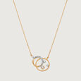 Cosmic Whirl 14KT Diamond Pendant With Chain,,hi-res image number null