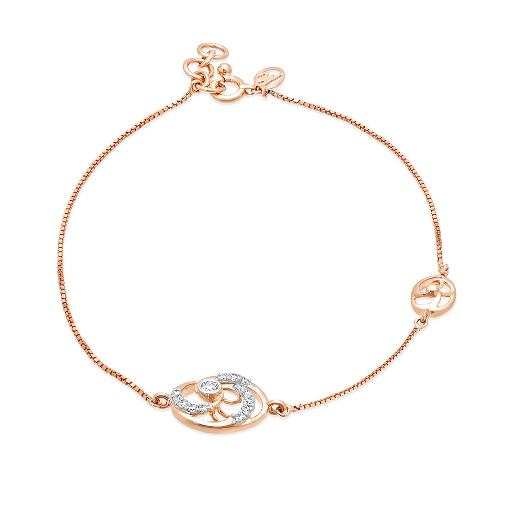 Rose gold store bracelet tanishq