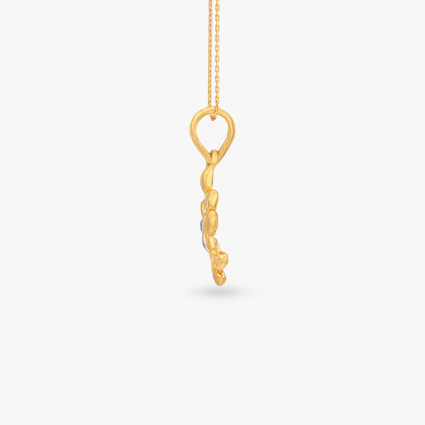 Leaf Vine Gold Pendant