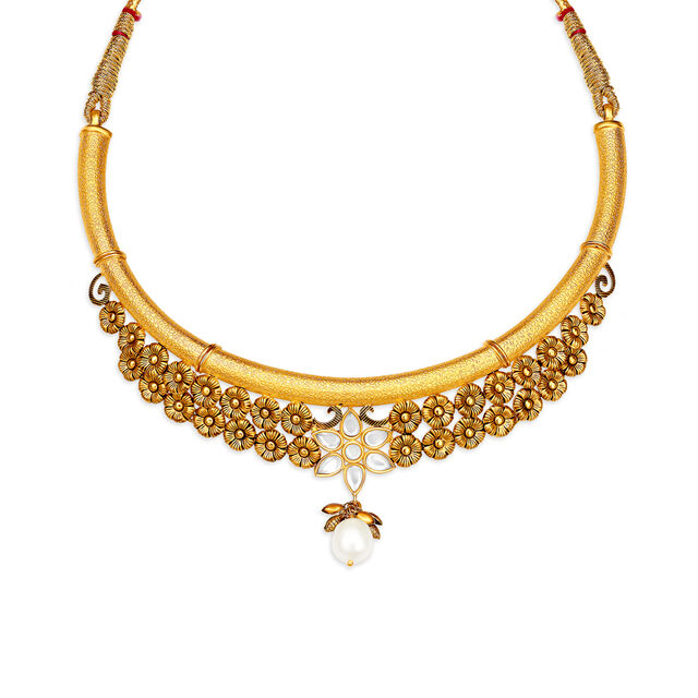 Radiant Floral Necklace Set,,hi-res image number null