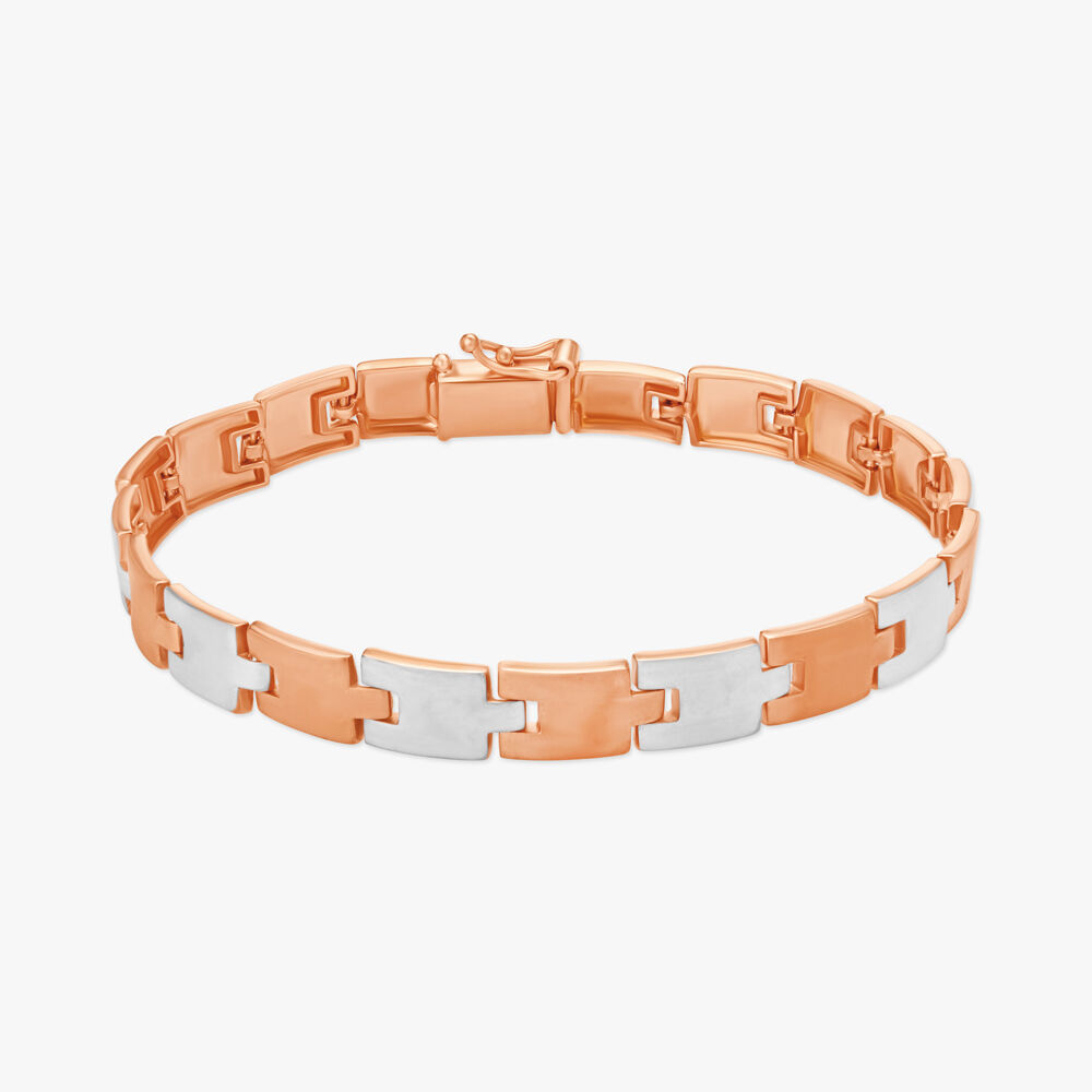 Sophisticated Diamond Bracelet in Rose Gold