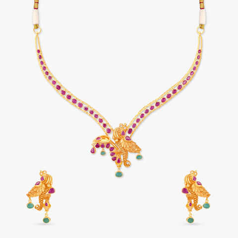 Divine Annapakshi Necklace set