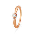 Serene Rose Gold Finger Ring,,hi-res image number null