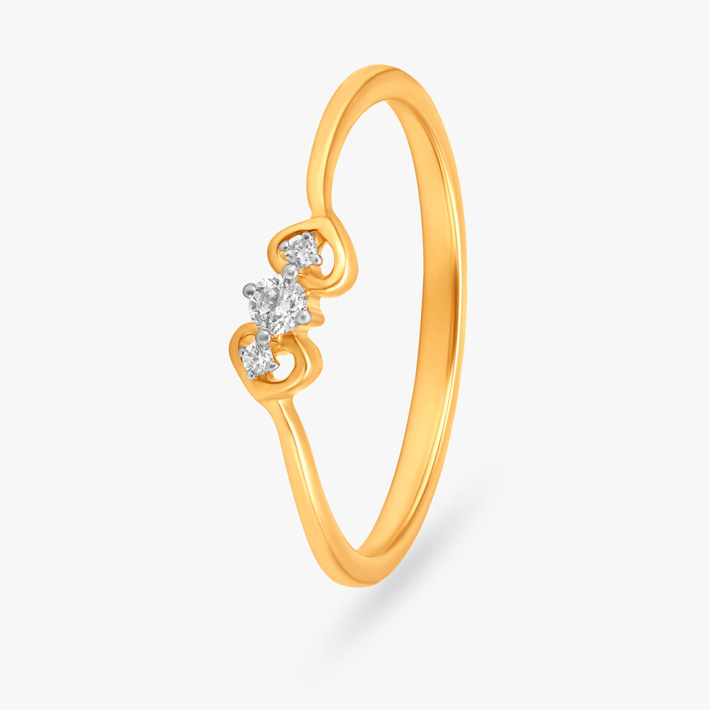 Chic Dainty Diamond Ring