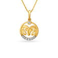 Lynx Aries Diamond Pendant,,hi-res image number null