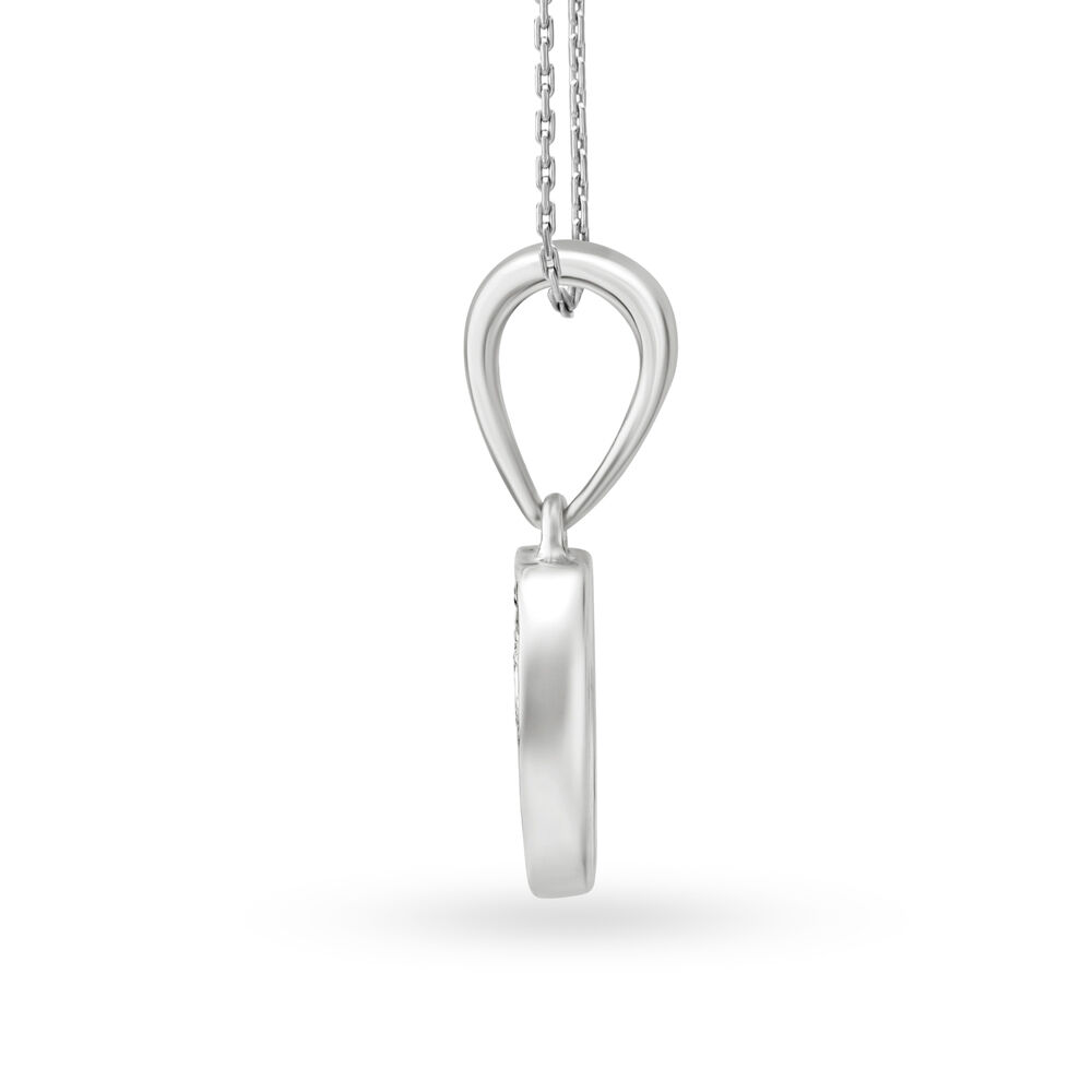 Upscale 950 Platinum And Diamond Pendant