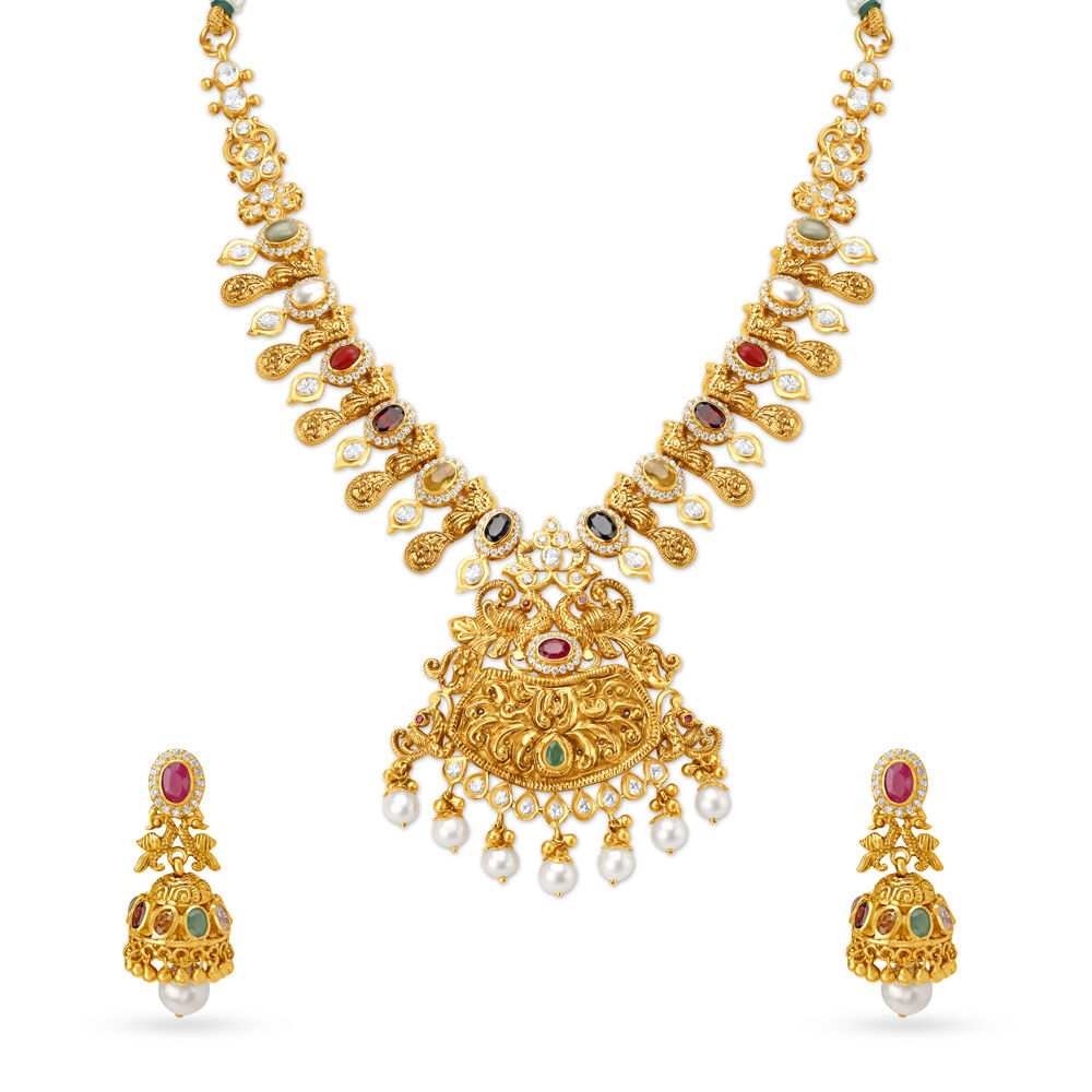 Tanishq gold kitty set with deals price