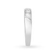 Impressive Striped Platinum and Diamond Ring,,hi-res image number null