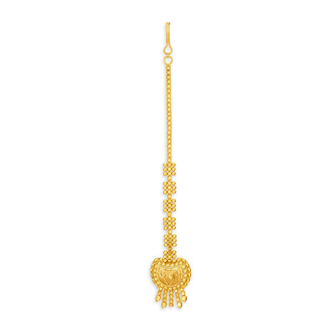 Elegant Gold Maang Tikka for the Indian Bride