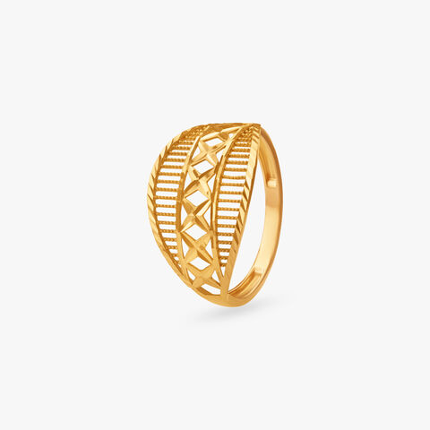 Crosslink Glow Gold Ring