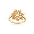 18 KT Yellow Gold Chakram Festive Ring,,hi-res image number null
