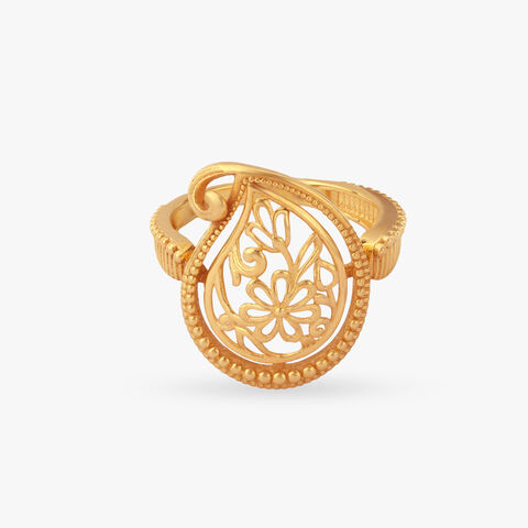 Heritage Paisley Gold Ring alternate view 1