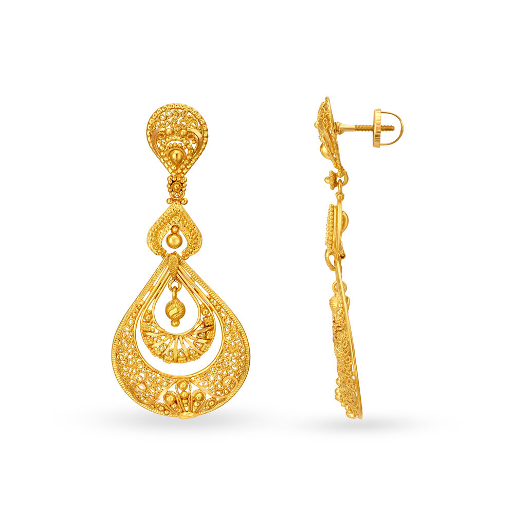 Glamorous Chandbali Earrings