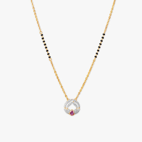 Twilight Bloom Diamond Mangalsutra