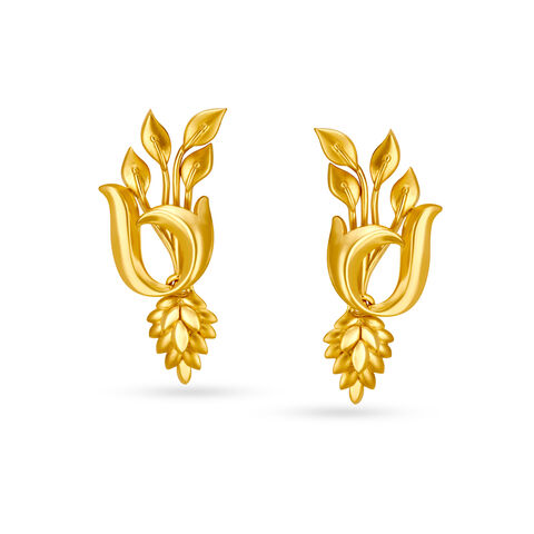 Ethereal Contemporary Drop Earrings
