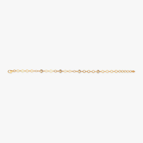 Confetti Whirl Gold Bracelet