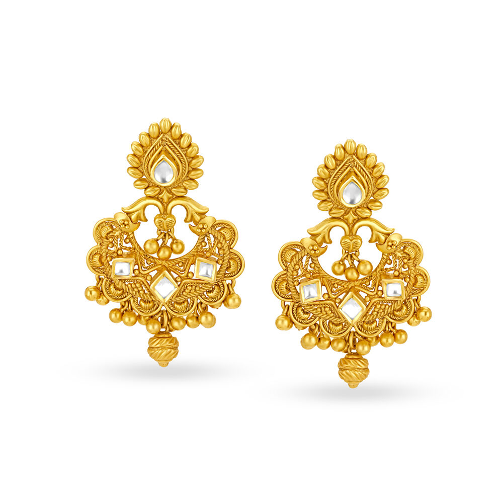 Tanishq hotsell kundan earrings
